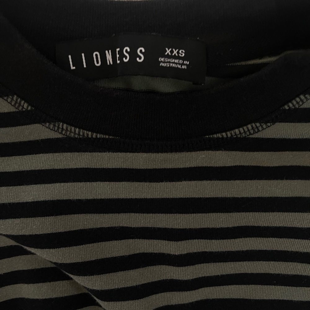 LIONESS Bloom Long Sleeve Forest Stripe Oversize XXS halloween - Picture 6 of 10